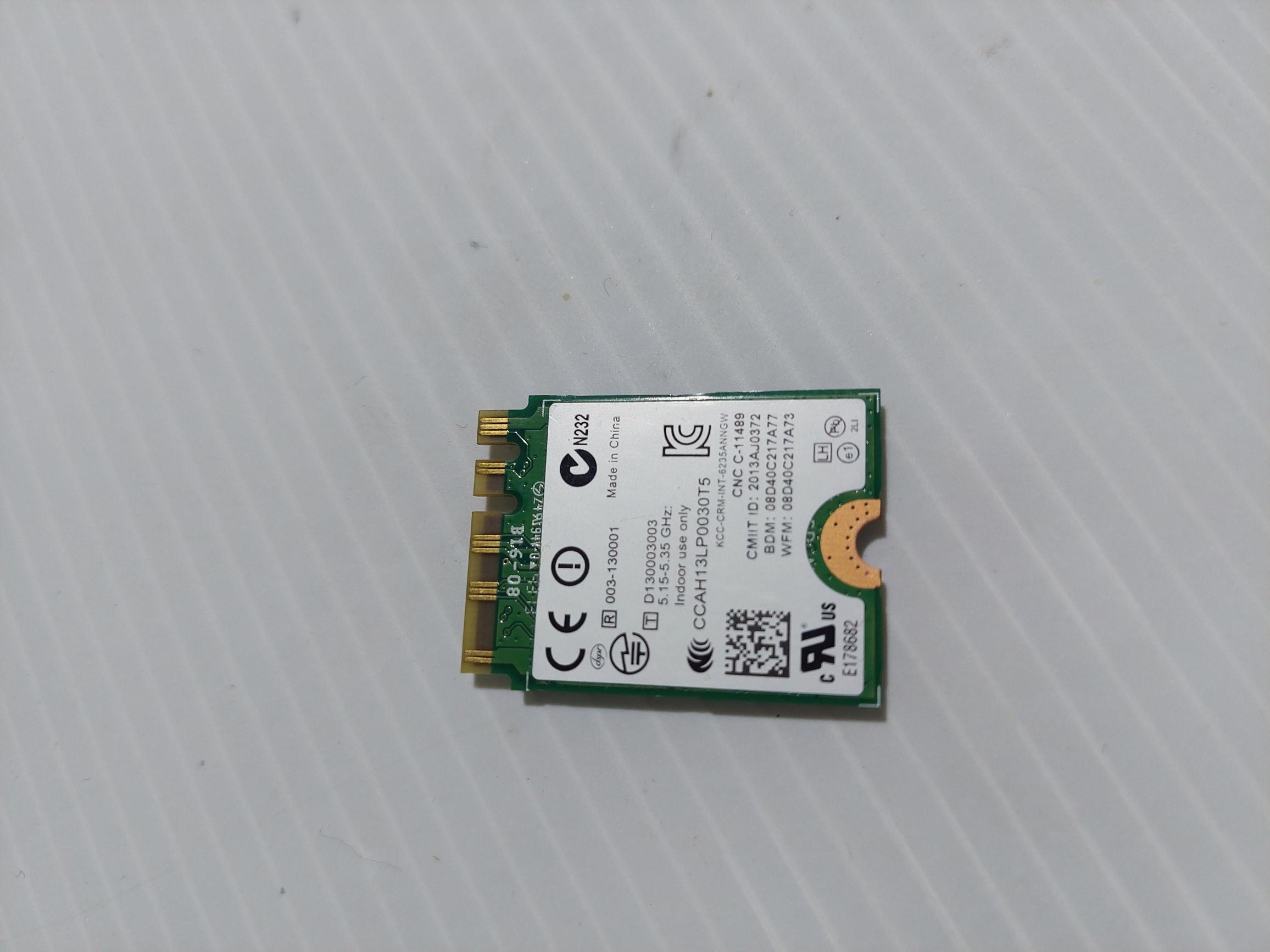 Intel 6235ANNGW Wireless+BT 4.0 WIFI CARD 04W3798