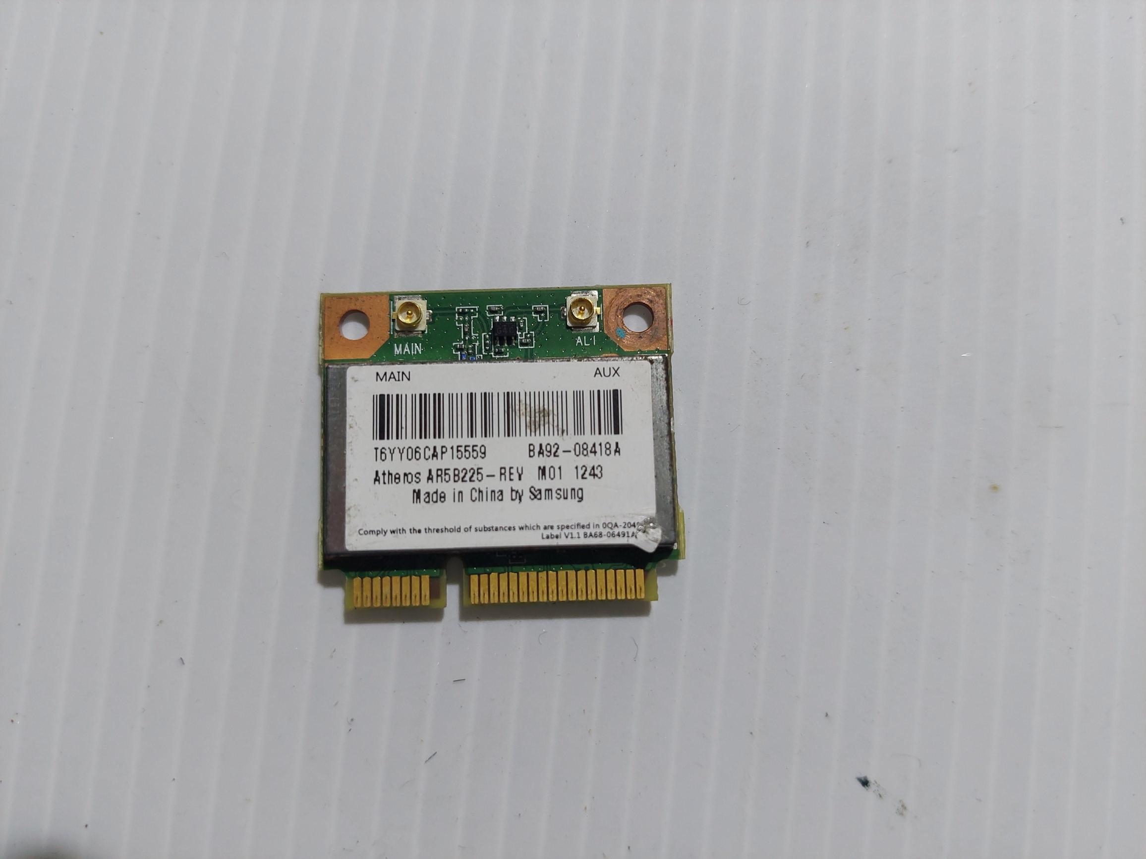 Atheros AR5B225?WB225?802.11?B/G/N + Bluetooth 4.0?+ HS Mini PCIE Yarı Kablosuz Lan Kartı