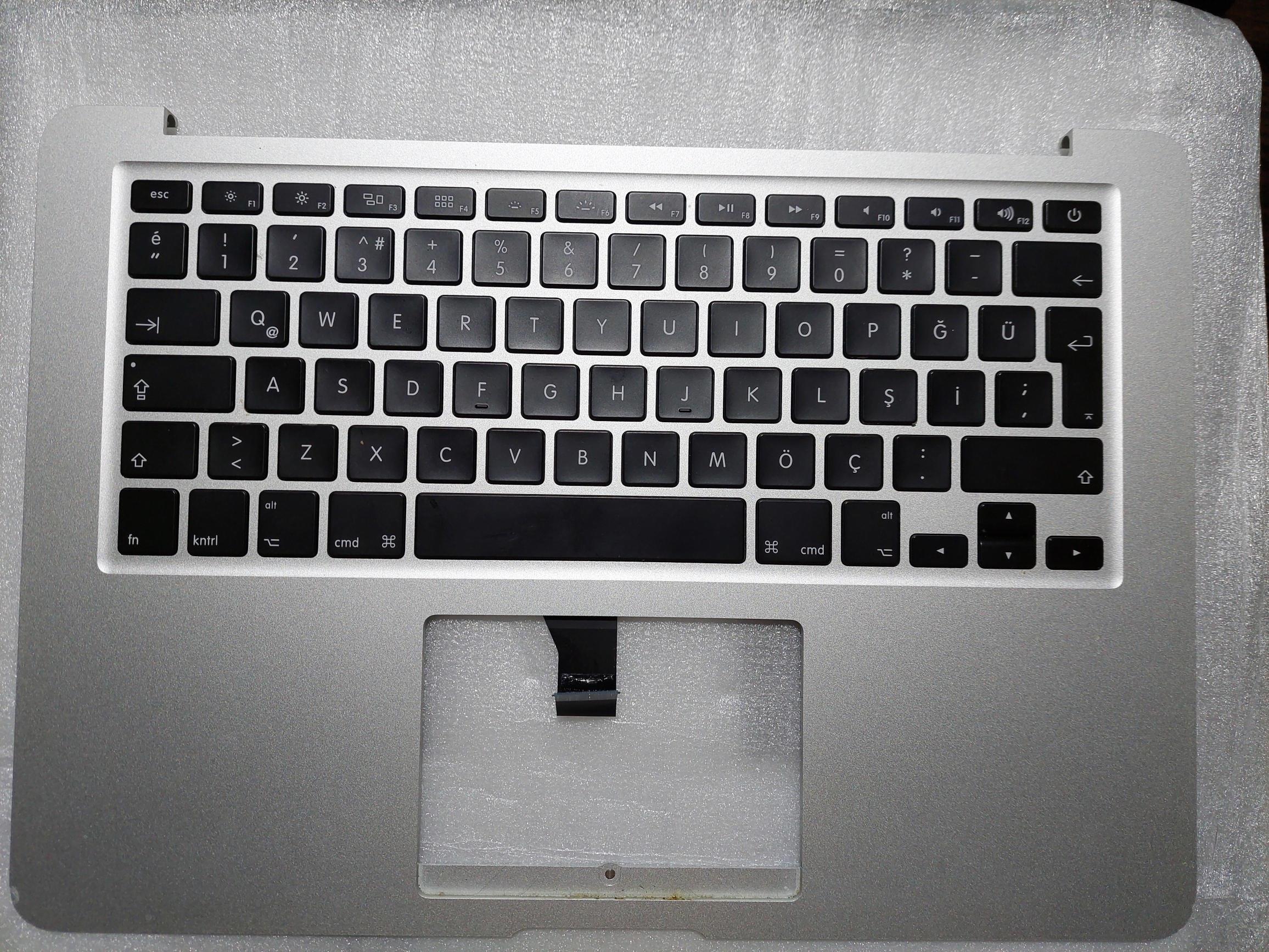 Macbook Air A1466 Üst Kasa Klavye Türkçe 2013-2017