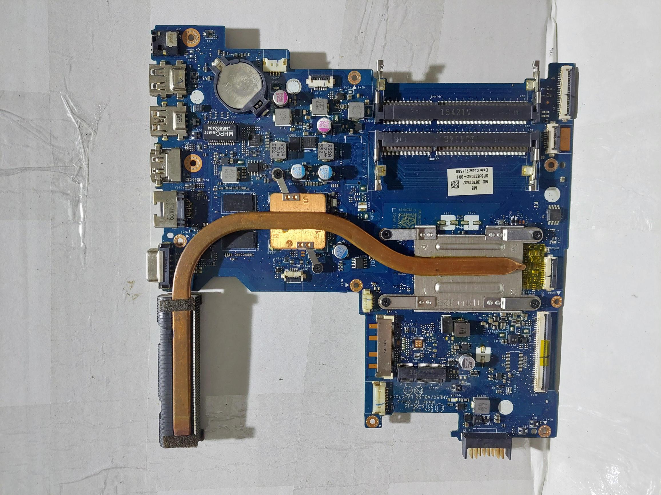 ARIZALI  HP Pavilion 15-AC  anakart  AHL50/ABL52 LA-C701P 839540-501 815245-501 816811-501