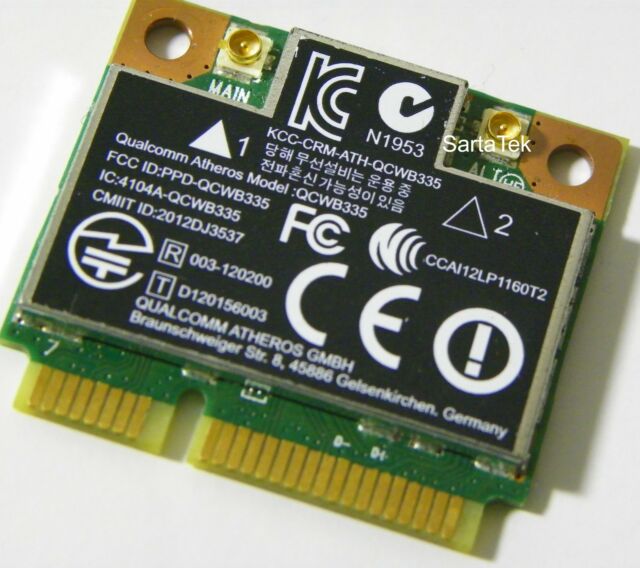 Qualcomm Atheros QCWB335 Mini PCI-Express 802.11b/g/n WLAN Bluetooth 4.0 WiFi Card 0C011-00061K00