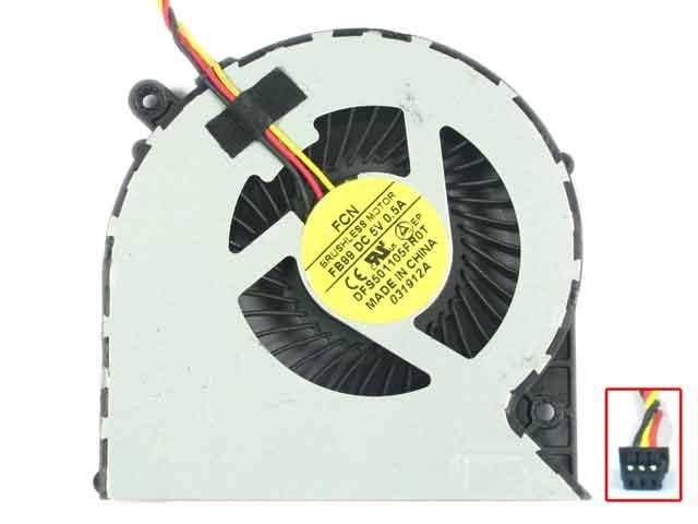 Toshiba uydu C850 C855 C875 C870 L850 L870 DFS501105FR0T MF60090V1-C450-G99 3 PIN KSB06105HA Fan için Laptop CPU soğutma fanı