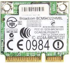 Wireless Network Card, Mini 300Mbps BCM94322HM8L DW1510 Dual Band Network Card DELL E4200 E5500