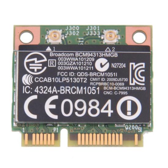 BroadCom BCM94313HMGB Bluetooth WLAN Wireless Wifi Card