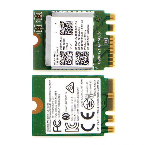 Intel WiFi+Bluetooth 4.0 PCIe u98h121.03 Dual Band AC 5Ghz 7260HMW AC8265