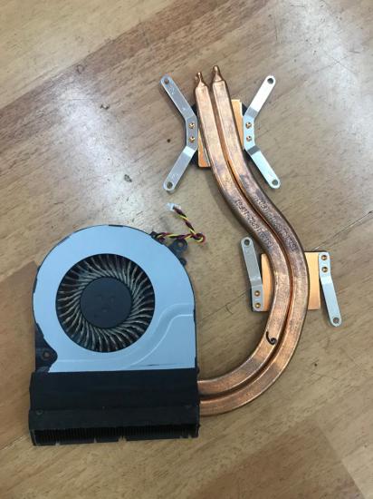 Toshiba Satellite C855 Cpu fan ve Bakır Soğutucu